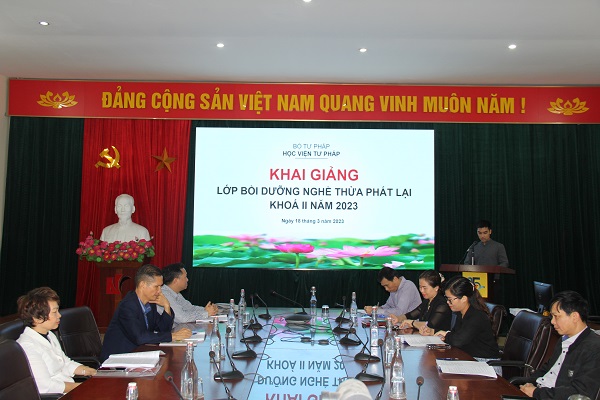 Thông báo nhập học lớp bồi dưỡng TPL lần 1 năm 2023 tại TP.HCM